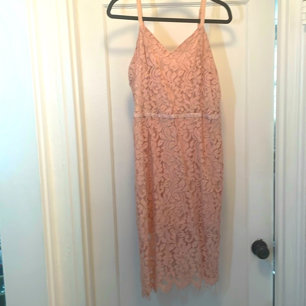 Pink Lace Dress